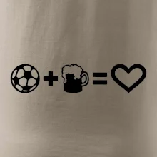 Míč, pivo, srdce Míč, pivo, srdce
