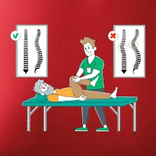 Fyziologické zakřivení páteře