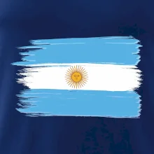 Argentina vlajka kreslená štětkou