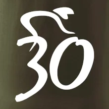 Cyklista slaví třicítku (30)