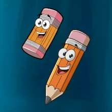 Parové triko - Tužka a guma