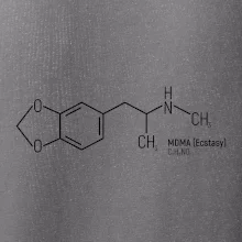 Molekulární struktura MDMA Extáze