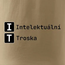 IT Nápis Intelektuální Troska