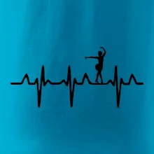 EKG tanečnice salsy