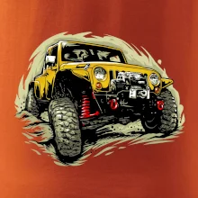 Žlutý offroad s navijákem