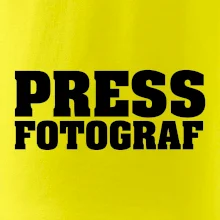 Novinář nápis - Press Fotograf
