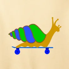 Šnek na skateboardu (Moňas)