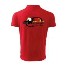 Bagrista v kruhu - vlastní nápis