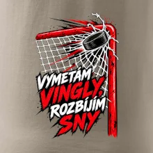 Hokejový střelec vymetá vingly