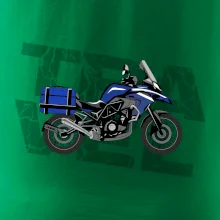 Cestovní enduro modré