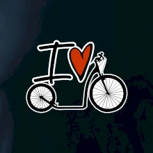 I love koloběžka velké a malé kolo