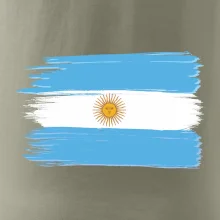 Argentina vlajka kreslená štětkou