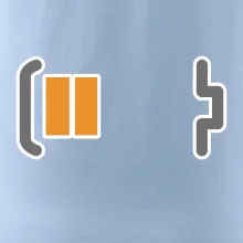 Rodinná trika - baterie táta