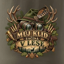 Můj klid začíná v lese myslivecký klobouk