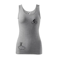 Mapa ČR + kolo na prsu