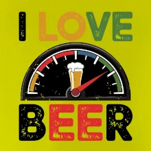 I love beer - palivoměr