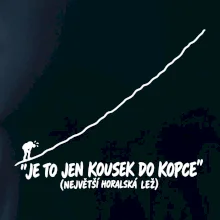 Je to jen kousek do kopce