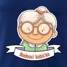 Budoucí babička kreslená