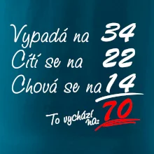 Vypadá, cítí se, chová se - 70 let Vypadá, cítí se, chová se - 70 let
