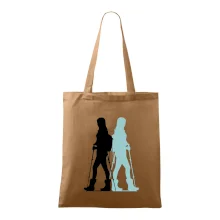 Nordic walking figury - žena