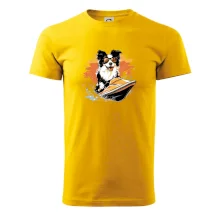 Border Kolie na vodním skútru