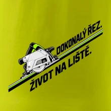 Dokonalý řez život na vodicí liště