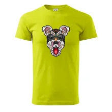 Knírač hlava barevná