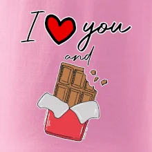 I love you and chocolate