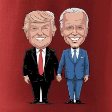 Trump a Biden - velký kamarádi