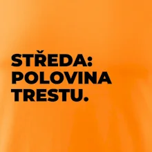 STŘEDA:  POLOVINA TRESTU.