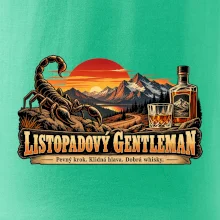 Listopadový gentleman whisky a horský západ slunce
