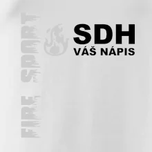 SDH REFLEXNÍ nápis (oheň, firesport, název sboru - vlastní nápis)
