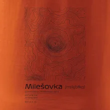 Milešovka - vrstevnice v obdélníku