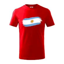 Argentina vlajka okousaná