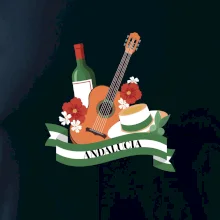 Andalucia kytara a stuha