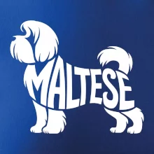 Maltézský psík nápis v těle