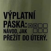 VÝPLATNÍ PÁSKA: Návod, jak přežít do úterý