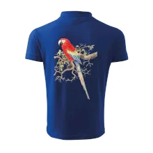 Papoušek na listnatém stromě