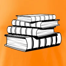 Knihy černobílé na sobě