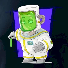 Vesmírný voják tmavě modrý