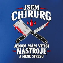 Řezník chirurg s většími nástroji