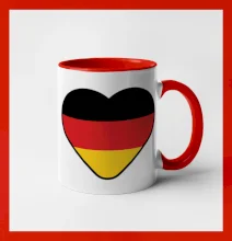 Germany love malé - Německá vlajka
