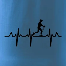 EKG nordic walking muž