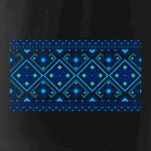 Ukrajinský vzor - modrý