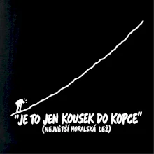 Je to jen kousek do kopce