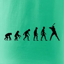 Evoluce baseball pálkař nápřah