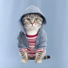 Kočka v pruhovaném triku