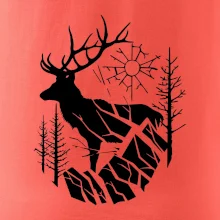 Jelen v lese křivky