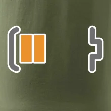 Rodinná trika - baterie táta