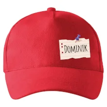 Papírek se jmenovkou - prso - vlastní jméno